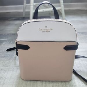 Kate Spade Black and Cream Backpack